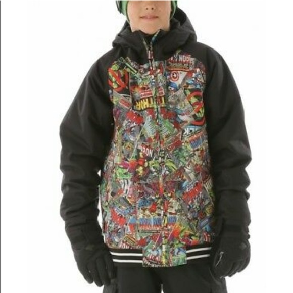 marvel snowboard jacket
